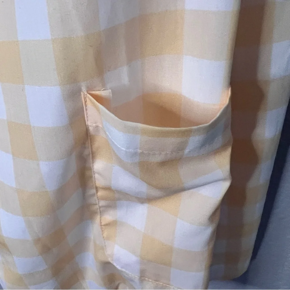 SHEIN Women's | Yellow & White Gigham Single-Breasted Blazer, sz m NWoT - Picture 14 of 16